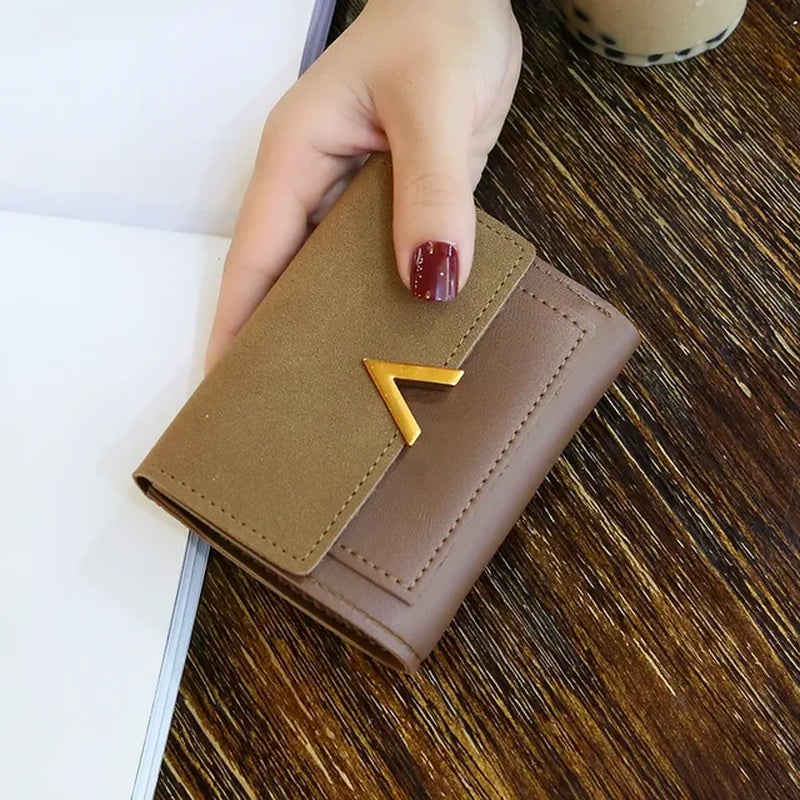 2023 Leather Women Wallets Hasp Lady Moneybags Zipper Coin Purse Woman Envelope Wallet Money Cards ID Holder Bags Purses Pocket