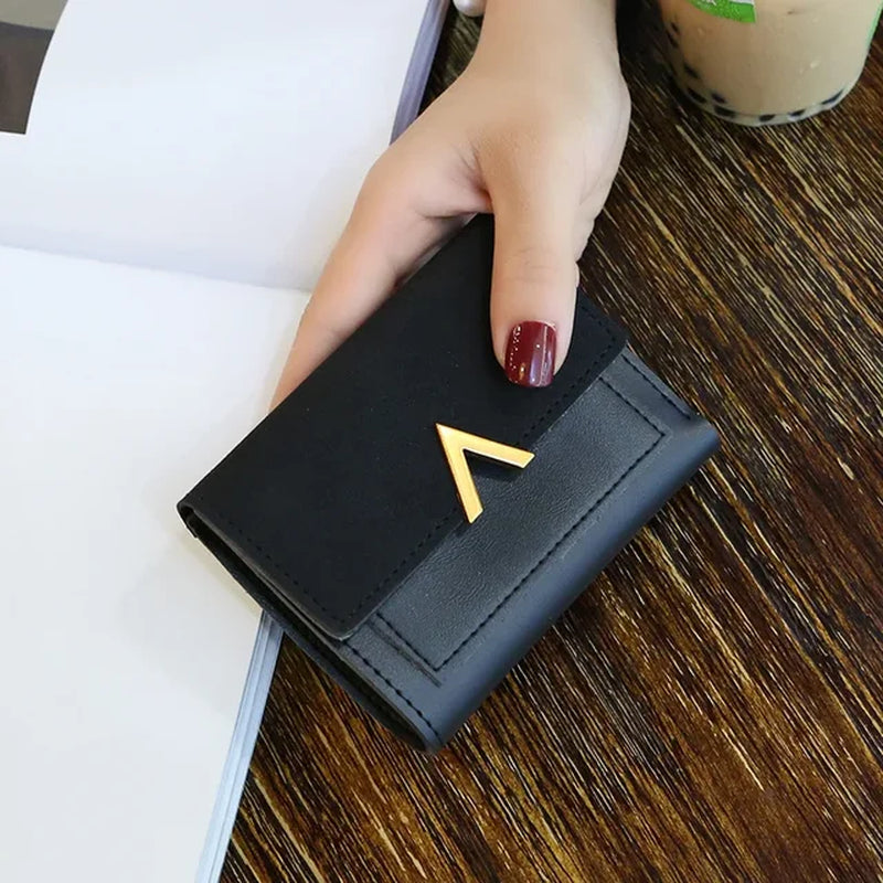 2023 Leather Women Wallets Hasp Lady Moneybags Zipper Coin Purse Woman Envelope Wallet Money Cards ID Holder Bags Purses Pocket