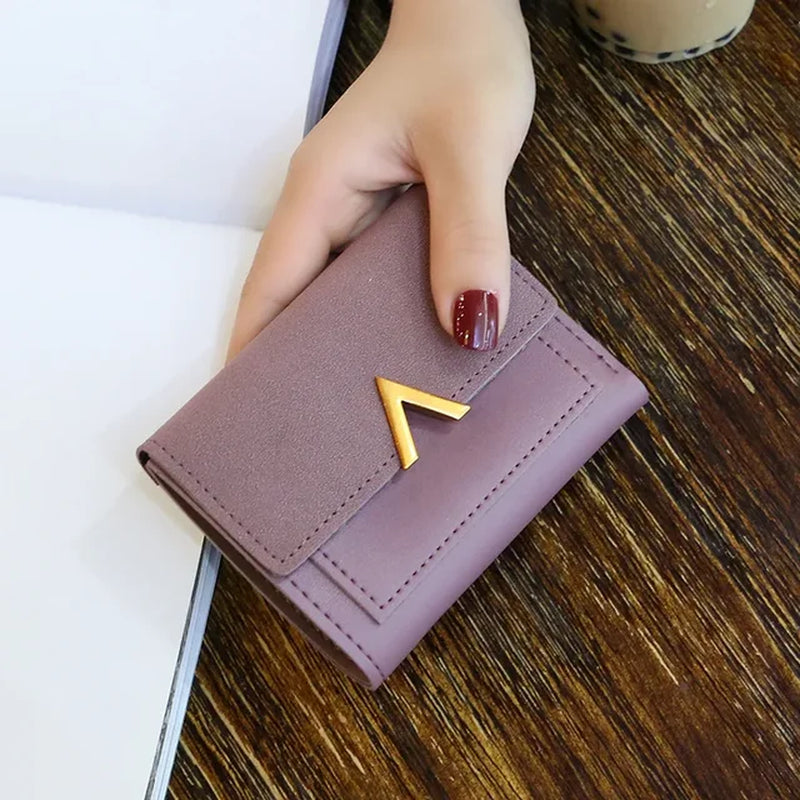 2023 Leather Women Wallets Hasp Lady Moneybags Zipper Coin Purse Woman Envelope Wallet Money Cards ID Holder Bags Purses Pocket